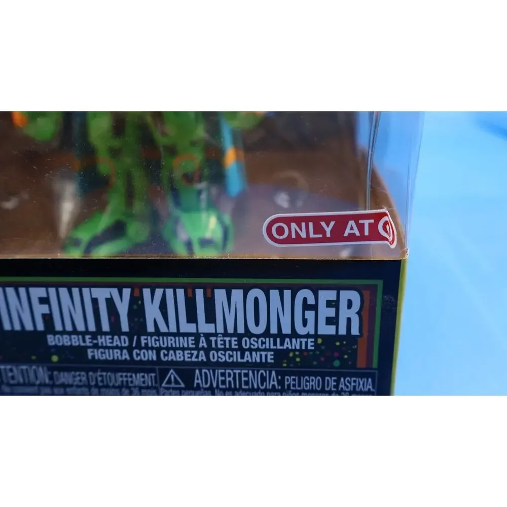 Funko Pop Marvel Infinity Killmonger Blacklight 10 Inch Target Exclusive #1058 - Picture 7 of 7